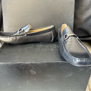 Kenneth Cole Men's Black Leather Dress Loafers